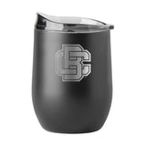 Bethune-Cookman GunMetal 16oz Black Powder Curved Beverage