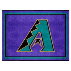 Arizona Diamondbacks 8ft. x 10 ft. Plush Area Rug - Retro Collection - Arizona Diamondbacks