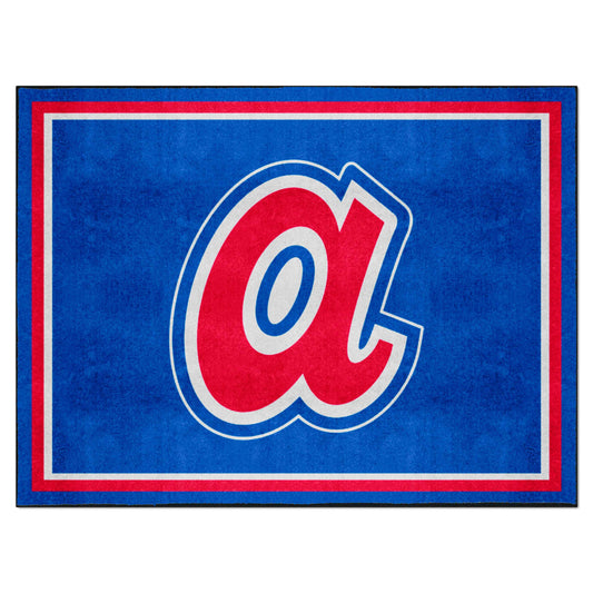 Boston Braves 8ft. x 10 ft. Plush Area Rug - Retro Collection - Boston Braves