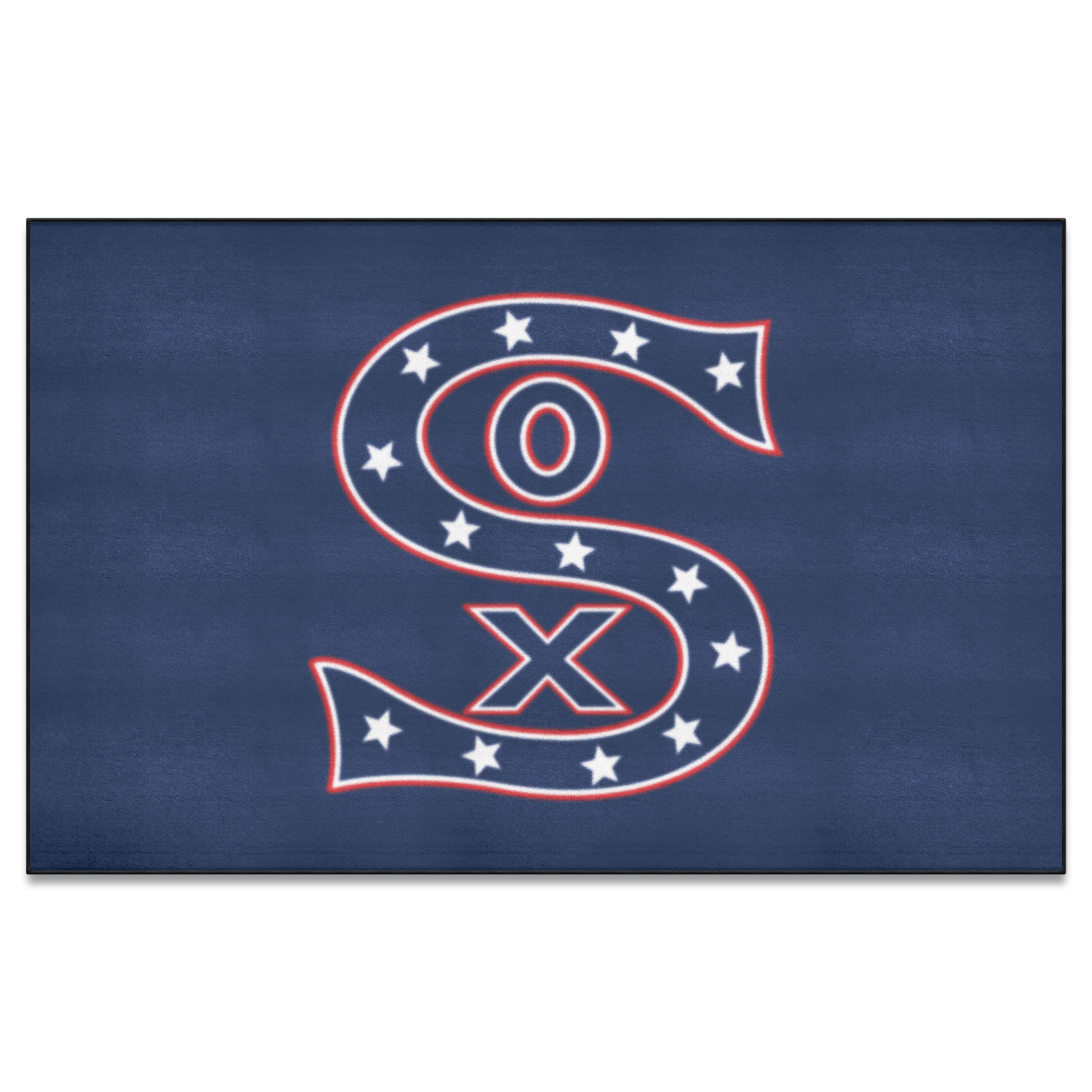 Chicago White Sox Ulti-Mat Rug - 5ft. x 8ft. - Retro Collection - Chicago White Sox