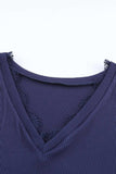 Lace Detail V-Neck Long Sleeve T-Shirt - Trendsi - Flyclothing LLC