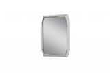 49" Taupe Abstract Glass Framed Accent Mirror - Homeroots - Flyclothing LLC