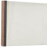 35" Natural Framed Accent Mirror - Homeroots