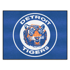 Detroit Tigers All-Star Rug - 34 in. x 42.5 in. - Retro Collection - Detroit Tigers