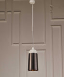 6 X 6 X 12 Silver Aluminum Pendant Lamp - Homeroots