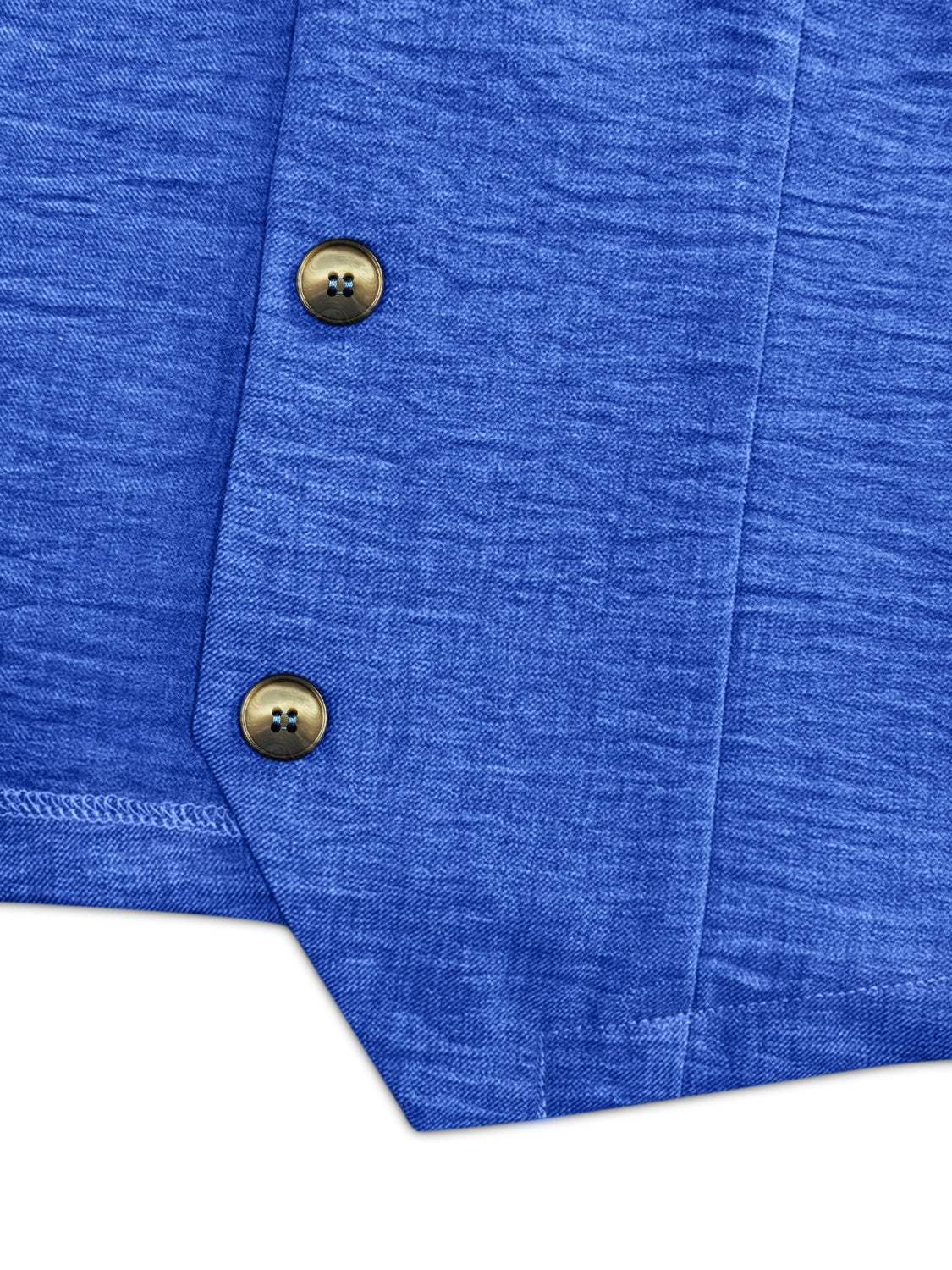 V-Neck Button Up Vest Coat - Trendsi - Flyclothing LLC