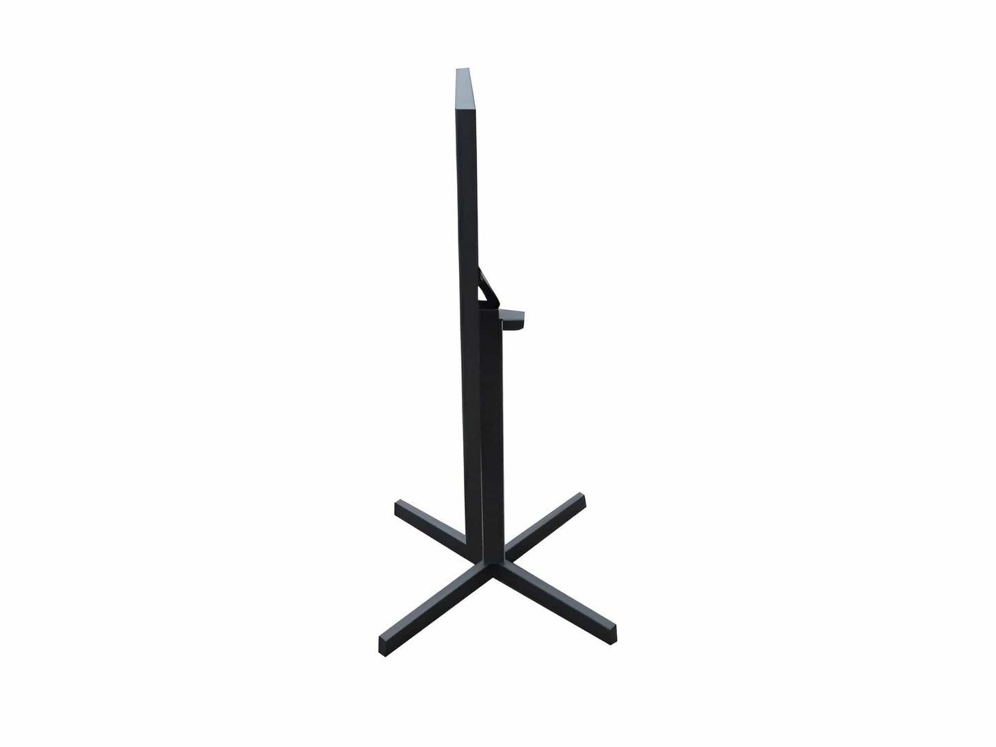 32" Gray Square Aluminum Pedestal Base Dining Table - Homeroots - Flyclothing LLC