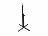 32" Gray Square Aluminum Pedestal Base Dining Table - Homeroots - Flyclothing LLC