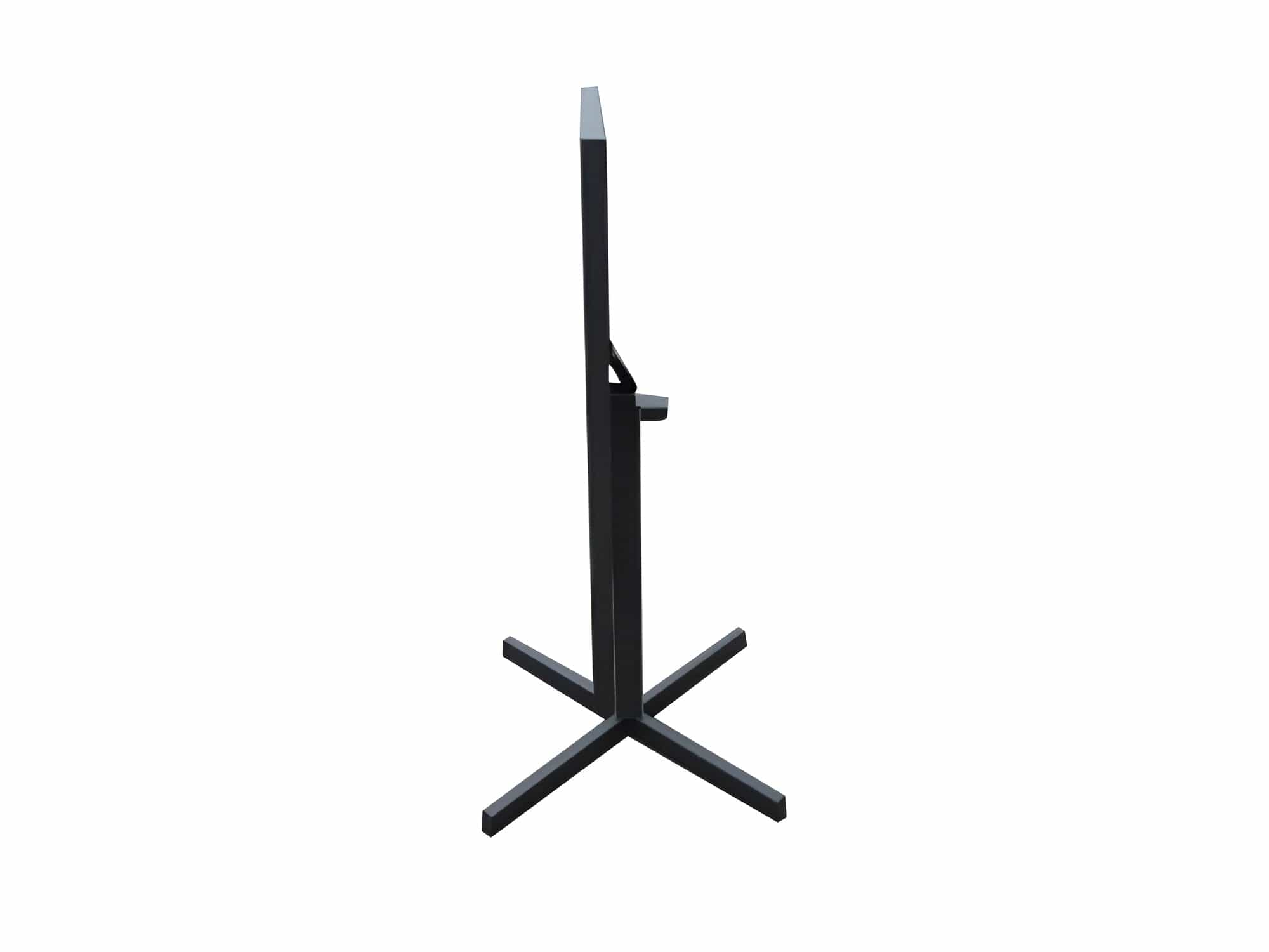 32" Gray Square Aluminum Pedestal Base Dining Table - Homeroots - Flyclothing LLC