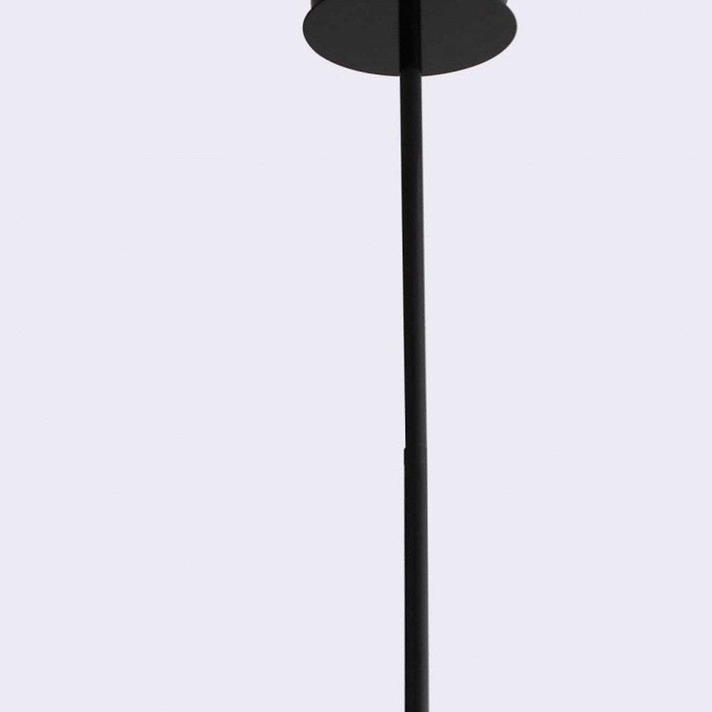 19 X 19 X 40.5 Black Aluminum Pendant Lamp - Homeroots - Flyclothing LLC