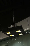 14 X 14 X 59 Black Stainless Steel Pendant Lamp - Homeroots - Flyclothing LLC