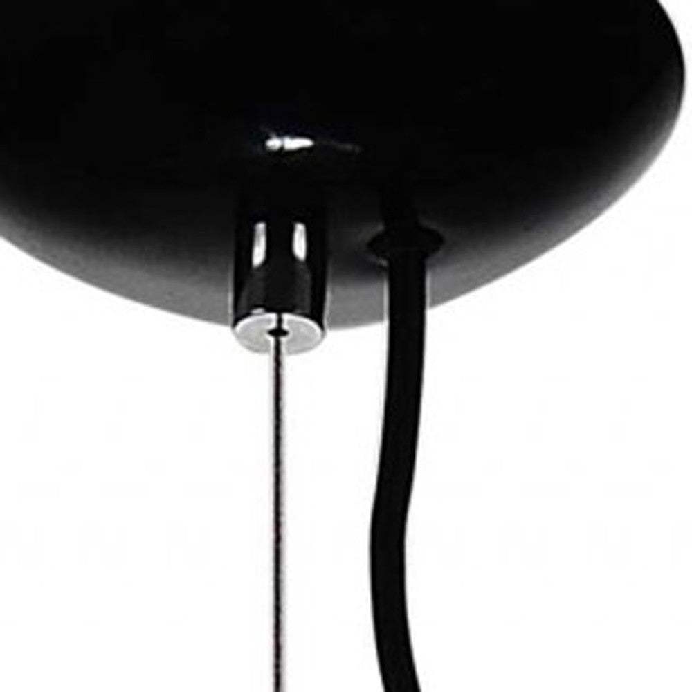 14 X 14 X 59 Black Stainless Steel Pendant Lamp - Homeroots - Flyclothing LLC