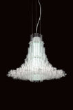 39 X 39 X 70 White Acrylic Pendant Lamp - Homeroots - Flyclothing LLC