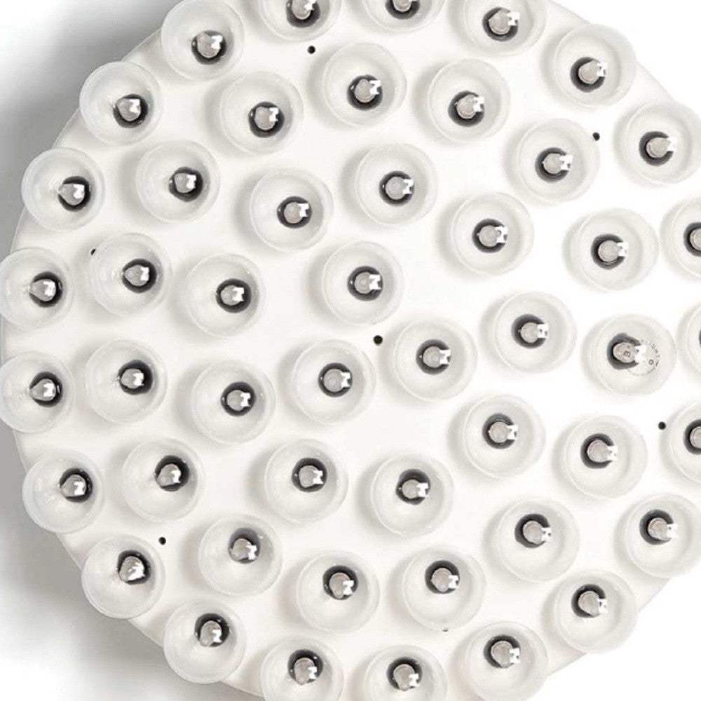 29 X 29 X 7 White Glass Metal Pendant Lamp - Homeroots - Flyclothing LLC