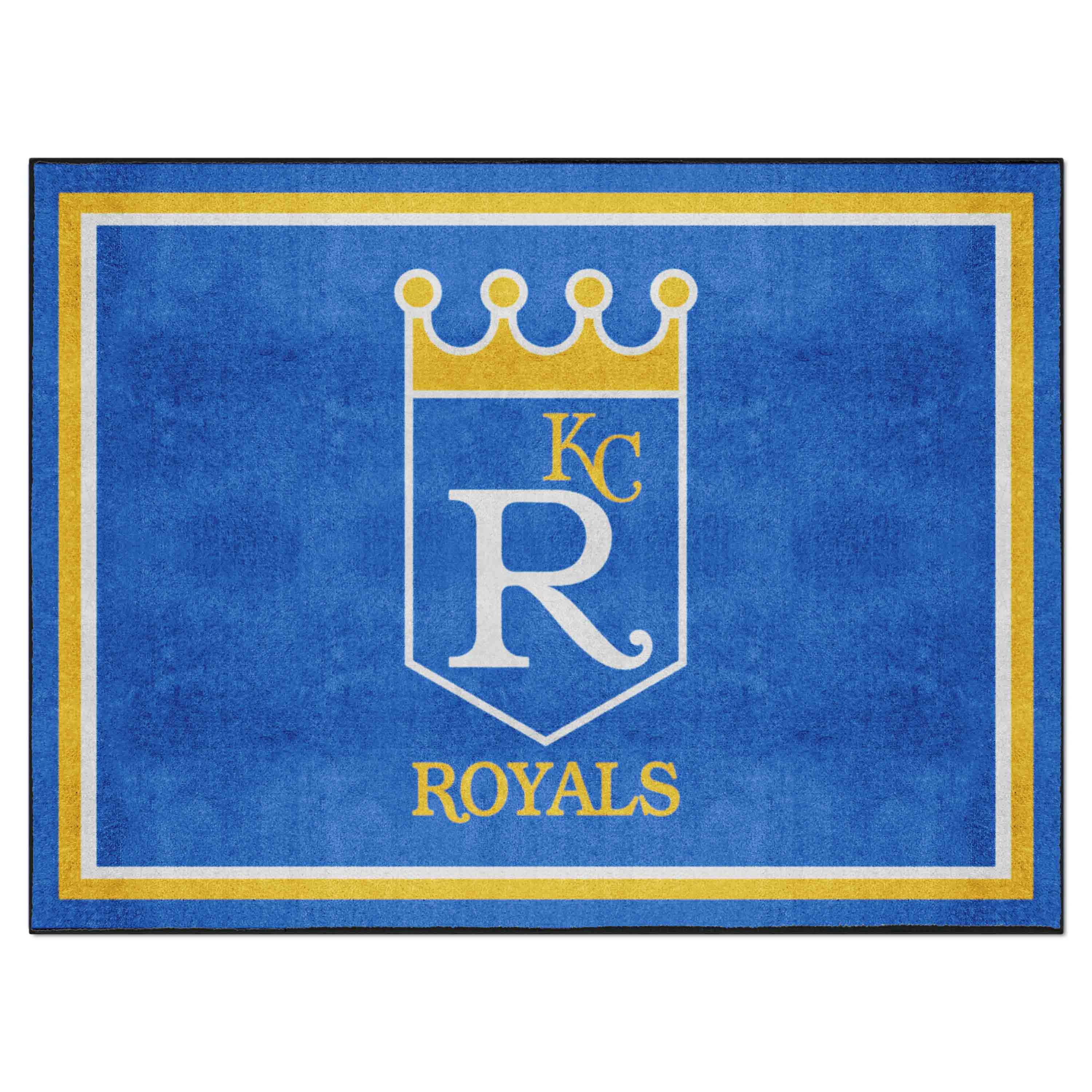 Kansas City Royals 8ft. x 10 ft. Plush Area Rug - Retro Collection - Kansas City Royals