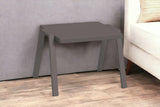 16" Taupe Aluminum End Table - Homeroots - Flyclothing LLC