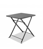 18" Gray Stainless Steel Square End Table - Homeroots