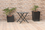 18" Gray Stainless Steel Square End Table - Homeroots - Flyclothing LLC