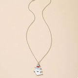 Halloween Cute Ghost Pendant Necklace - Trendsi - Flyclothing LLC