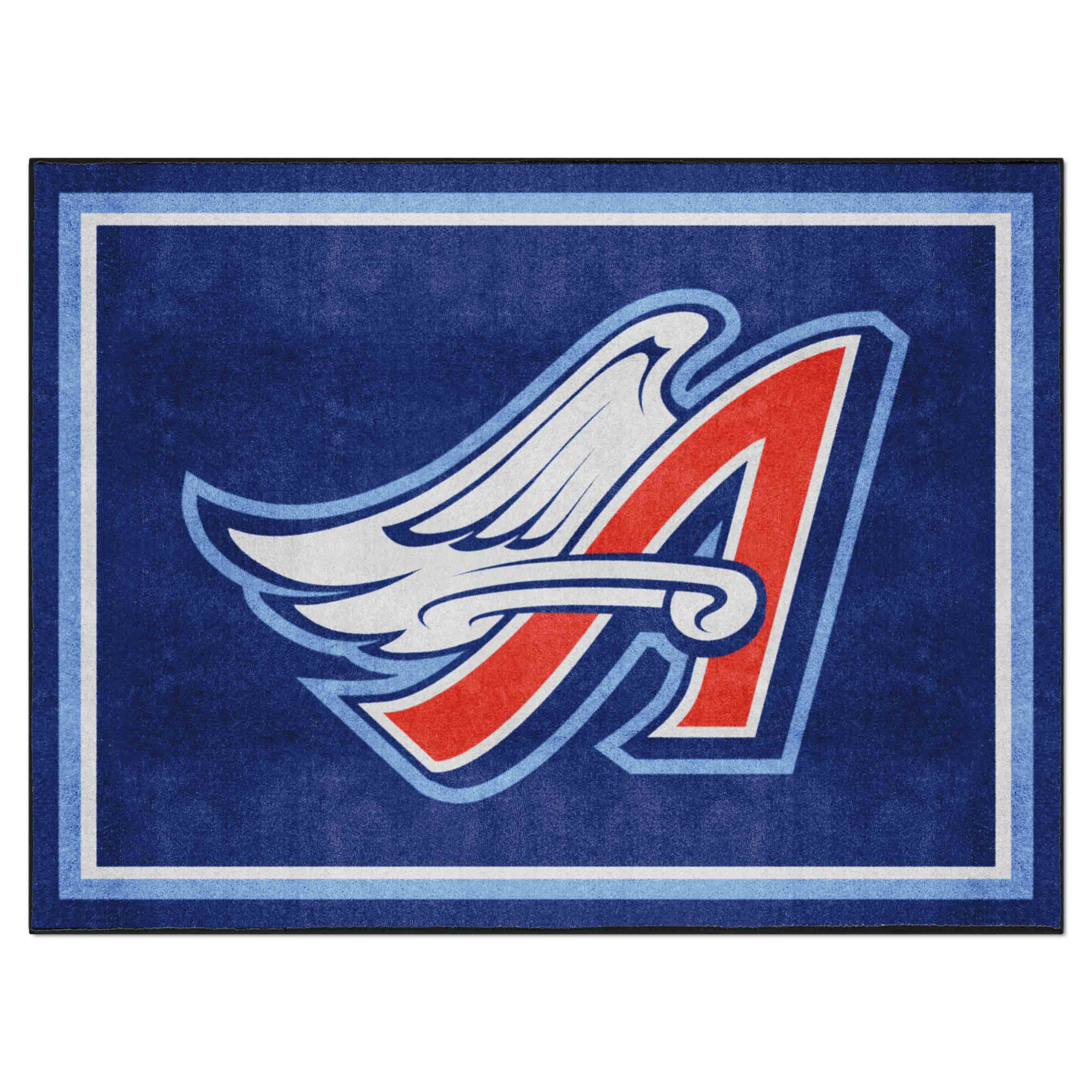 Anaheim Angels 8ft. x 10 ft. Plush Area Rug - Retro Collection - Anaheim Angels