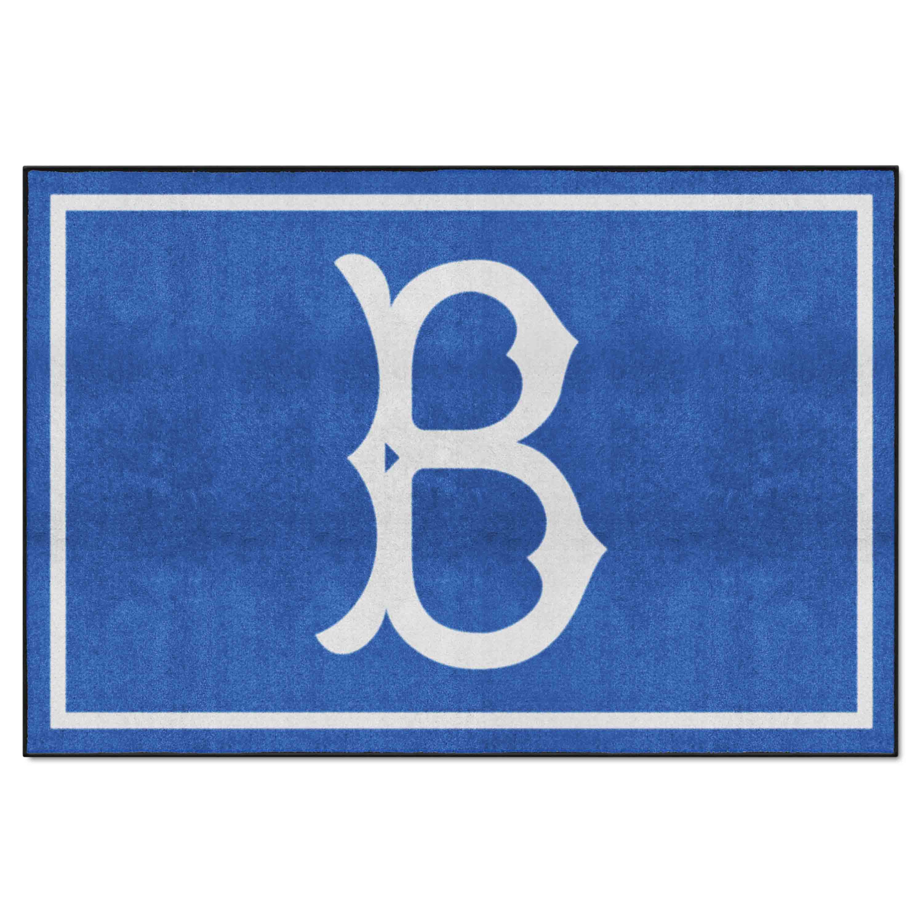 Brooklyn Dodgers 5ft. x 8 ft. Plush Area Rug - Retro Collection - Brooklyn Dodgers