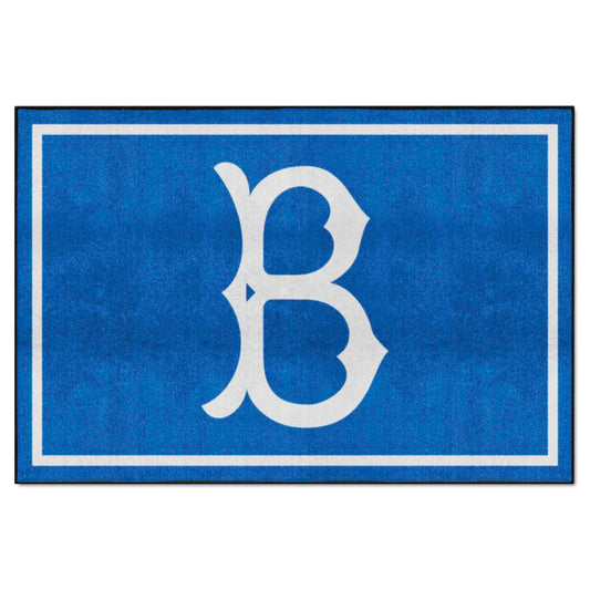 Brooklyn Dodgers 5ft. x 8 ft. Plush Area Rug - Retro Collection - Brooklyn Dodgers