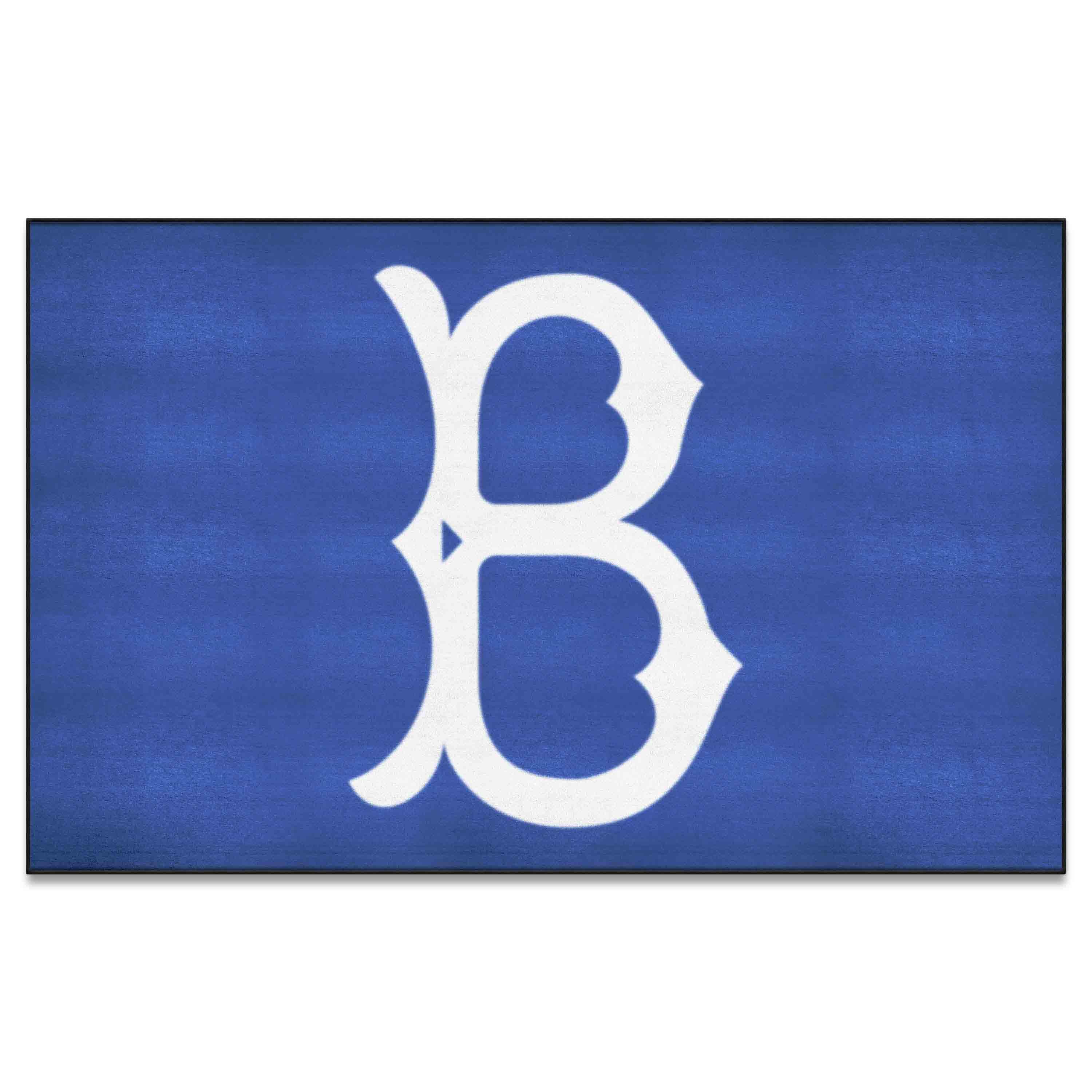 Brooklyn Dodgers Ulti-Mat Rug - 5ft. x 8ft. - Retro Collection - Brooklyn Dodgers