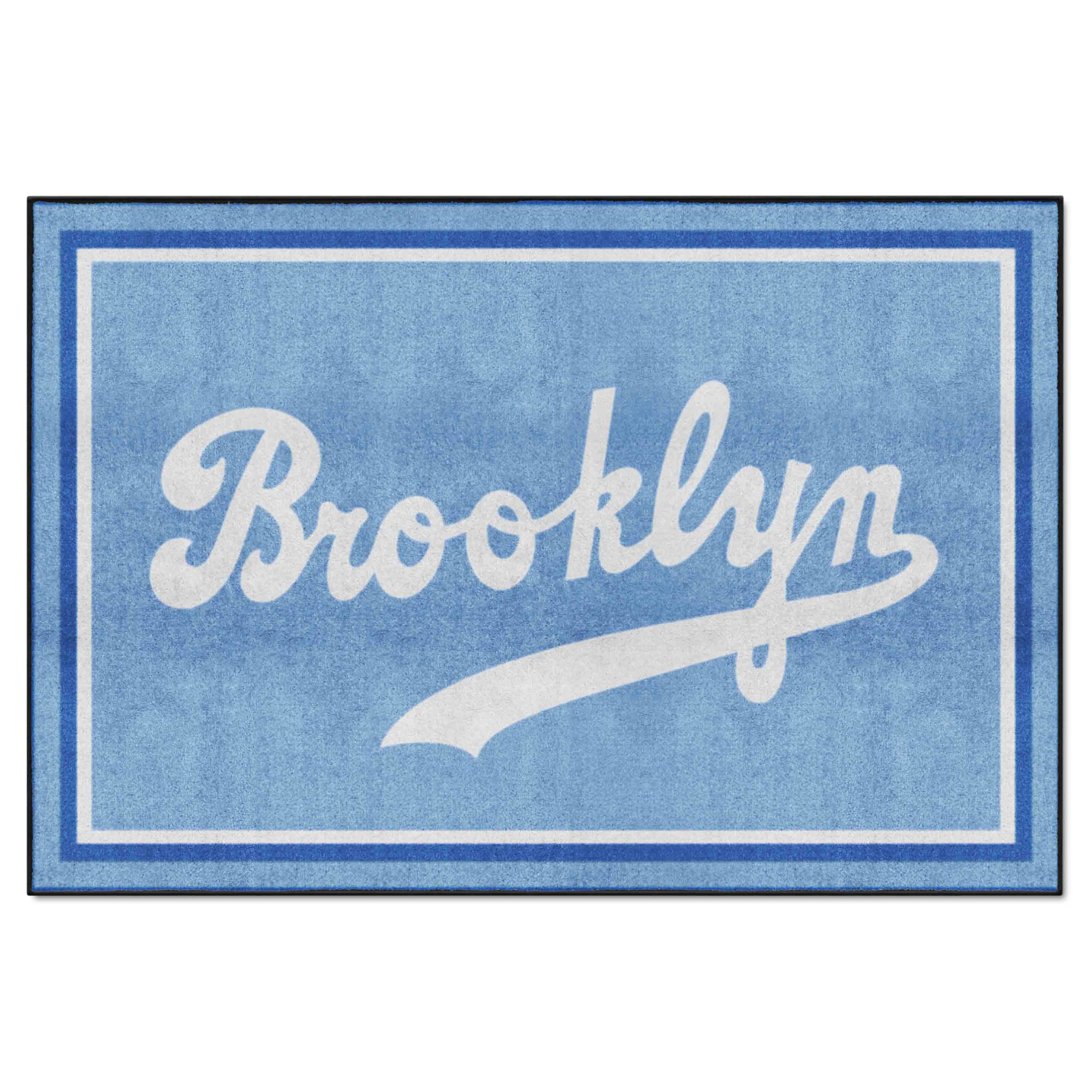 Brooklyn Dodgers 5ft. x 8 ft. Plush Area Rug - Retro Collection - Brooklyn Dodgers