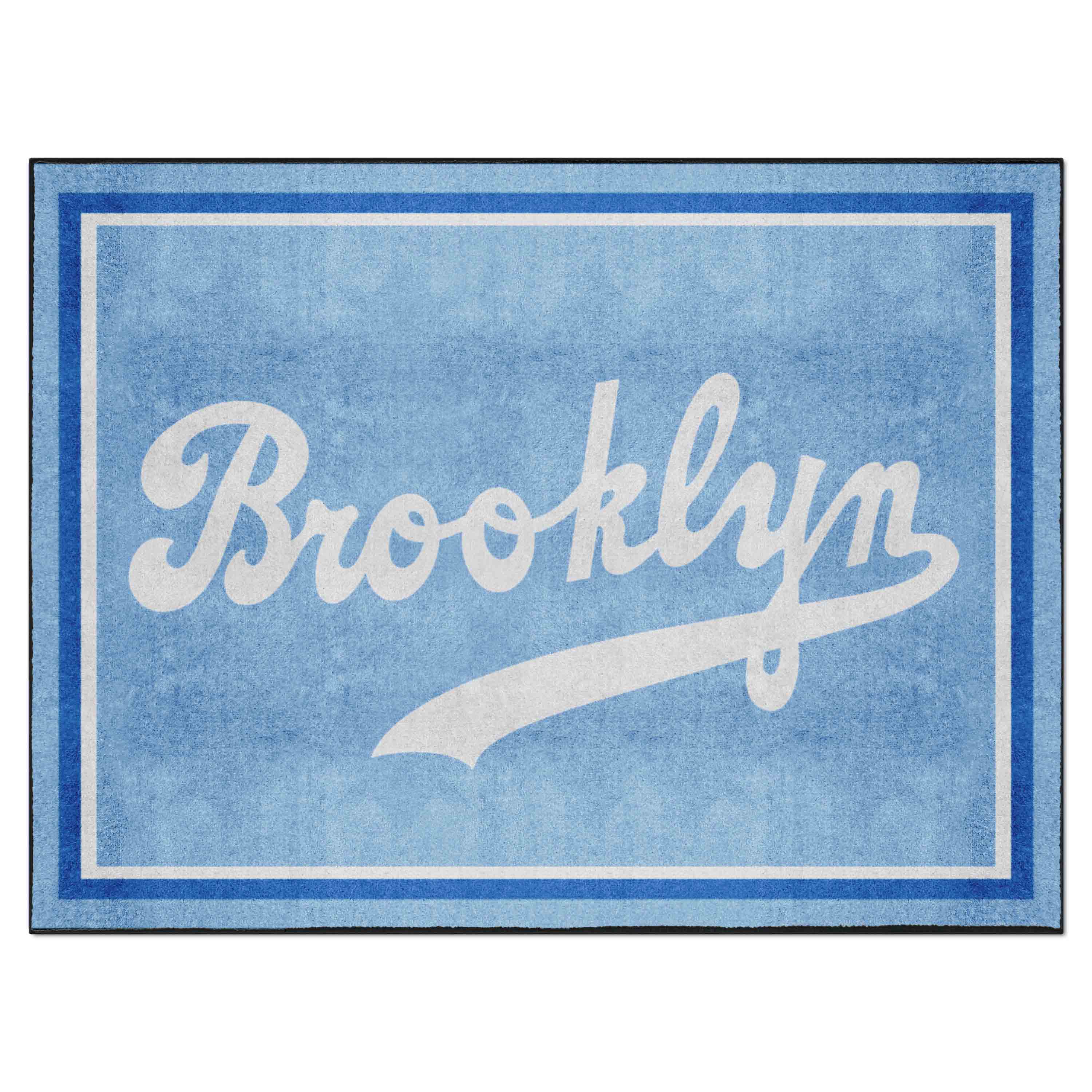 Brooklyn Dodgers 8ft. x 10 ft. Plush Area Rug - Retro Collection - Brooklyn Dodgers
