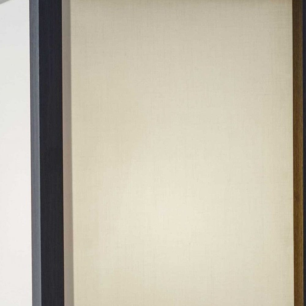 63" Solid Wood Column Floor Lamp With White Rectangular Shade - Homeroots - Flyclothing LLC