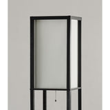 72" H Sleek Column Style Floor Lamp With Storage - Homeroots - Flyclothing LLC