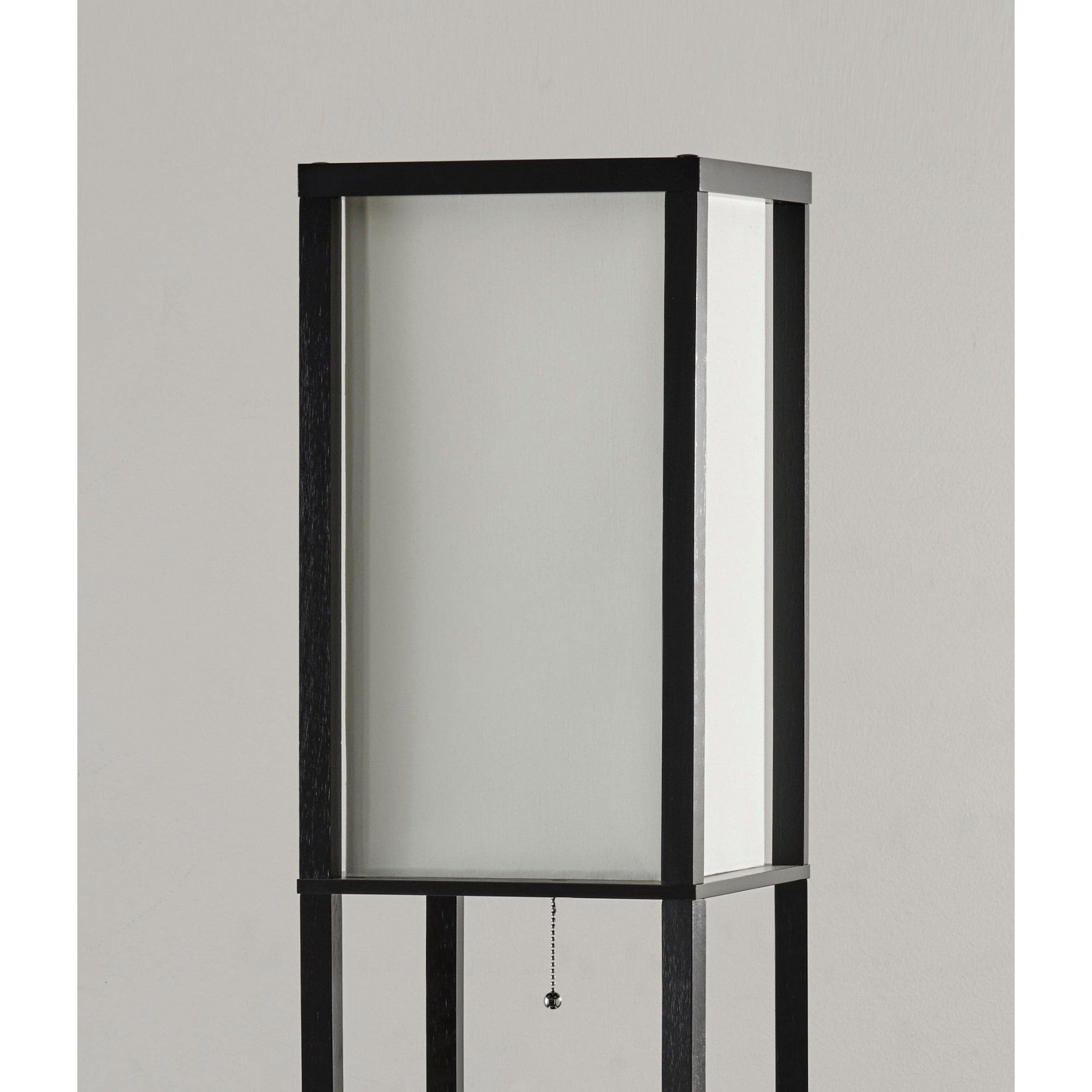 72" H Sleek Column Style Floor Lamp With Storage - Homeroots - Flyclothing LLC