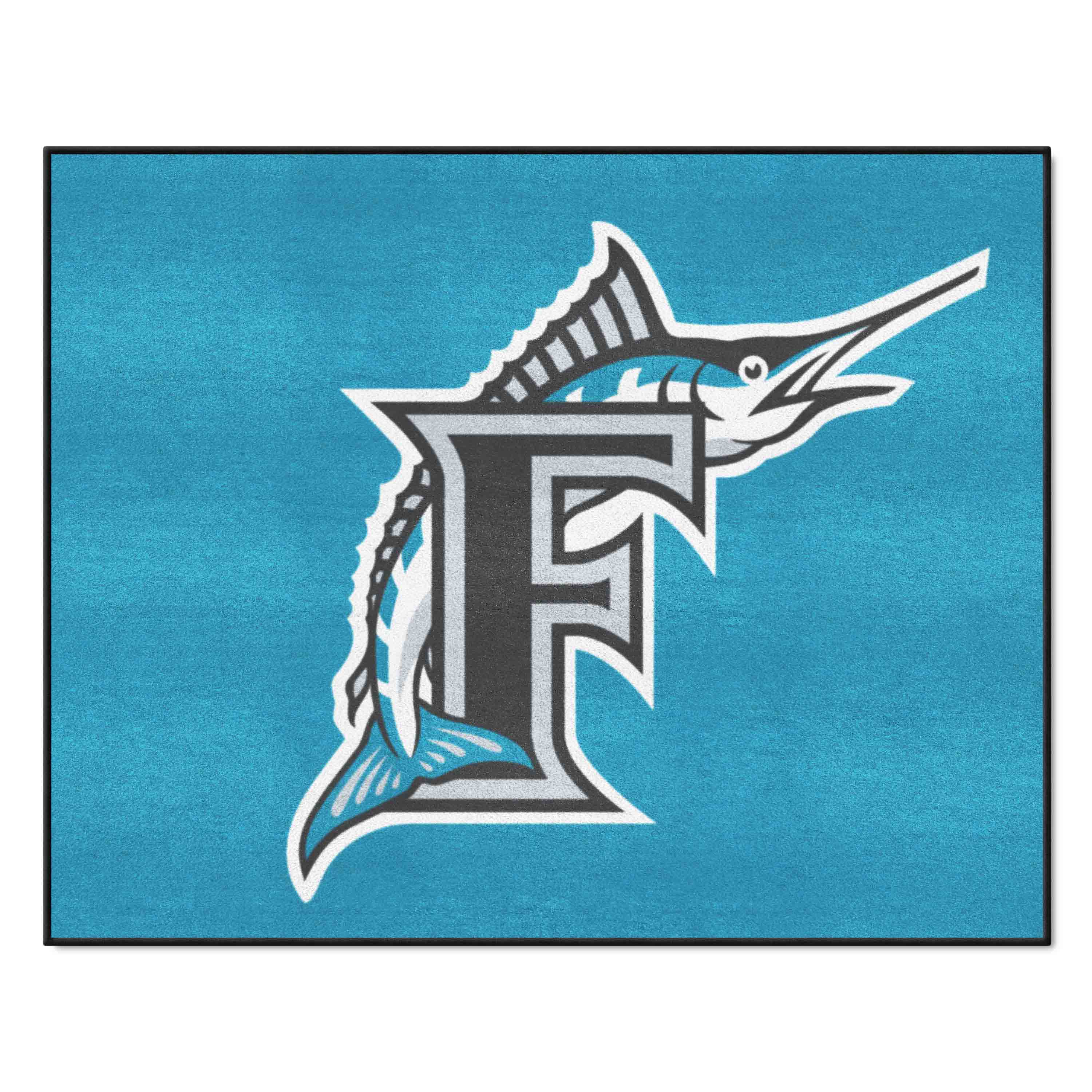 Florida Marlins All-Star Rug - 34 in. x 42.5 in. - Retro Collection - Florida Marlins