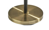 65" Bronze Three Light Tree Floor Lamp With White Solid Color Bell Shade - Homeroots
