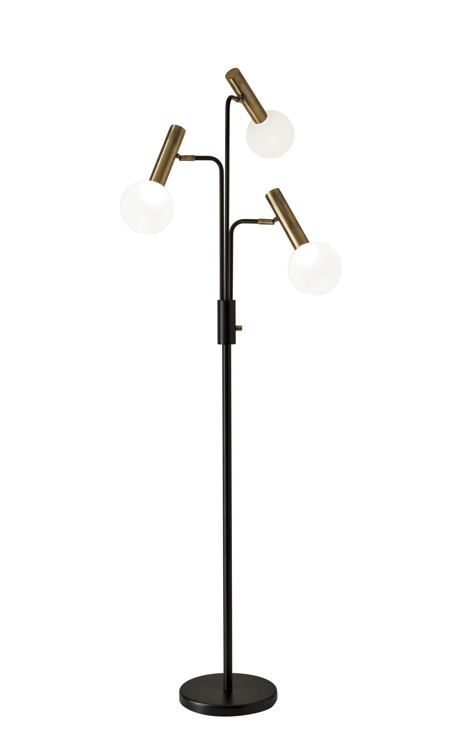70" Black Three Light Novelty Floor Lamp - Homeroots - Flyclothing LLC