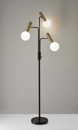 70" Black Three Light Novelty Floor Lamp - Homeroots - Flyclothing LLC