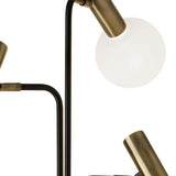 70" Black Three Light Novelty Floor Lamp - Homeroots - Flyclothing LLC