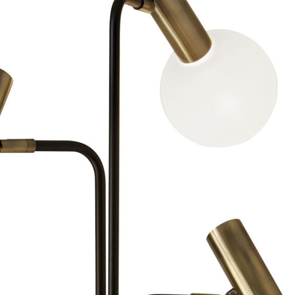 70" Black Three Light Novelty Floor Lamp - Homeroots - Flyclothing LLC