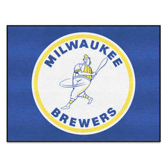 Milwaukee Brewers All-Star Rug - 34 in. x 42.5 in. - Retro Collection - Milwaukee Brewers