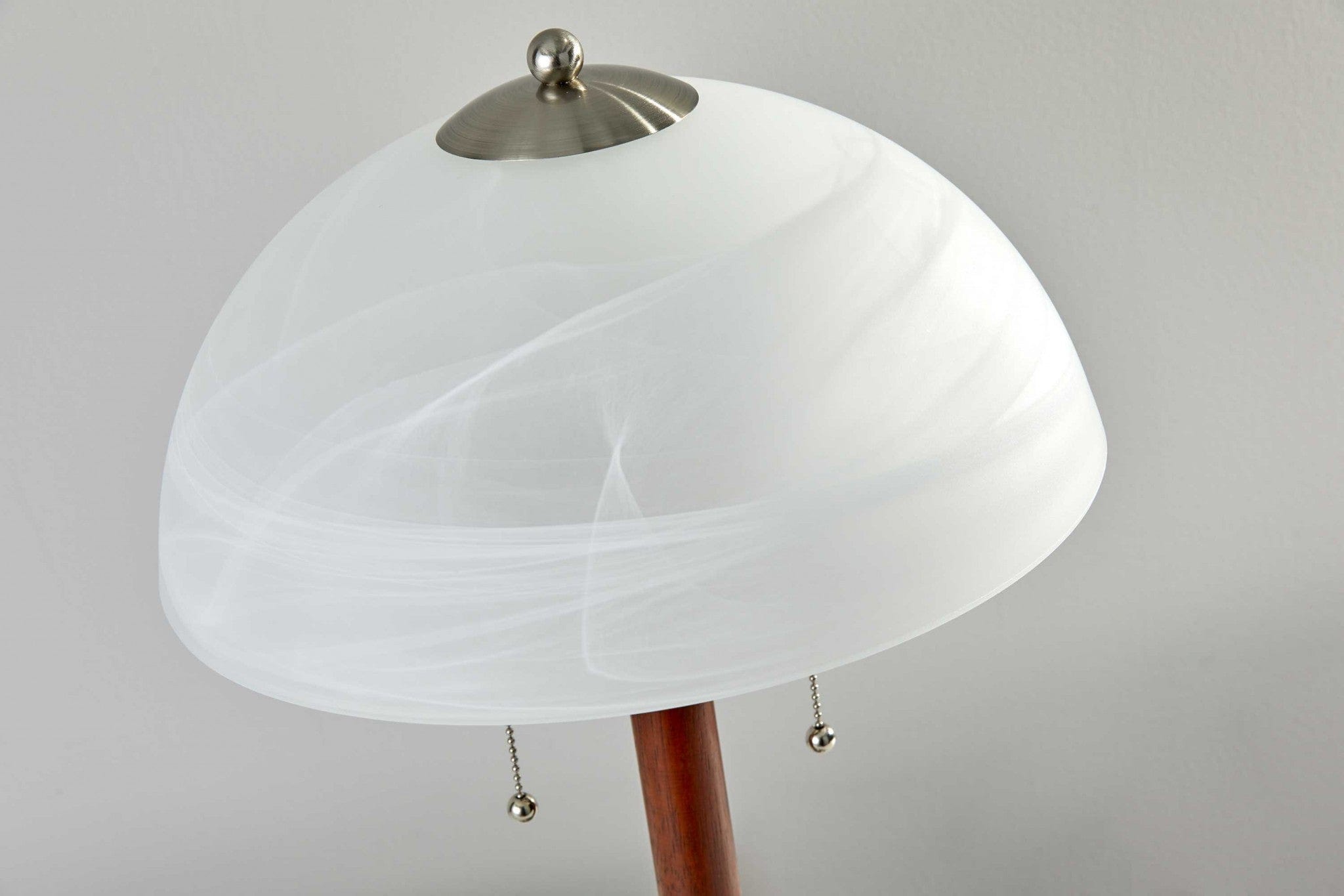 23" Silver Metal Standard Table Lamp With White Shade - Homeroots - Flyclothing LLC