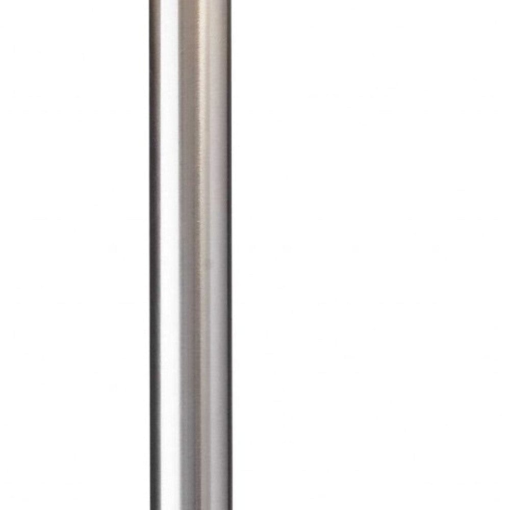 61" Two Light Traditional Shaped Floor Lamp With White Drum Shade