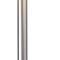 61" Two Light Traditional Shaped Floor Lamp With White Drum Shade
