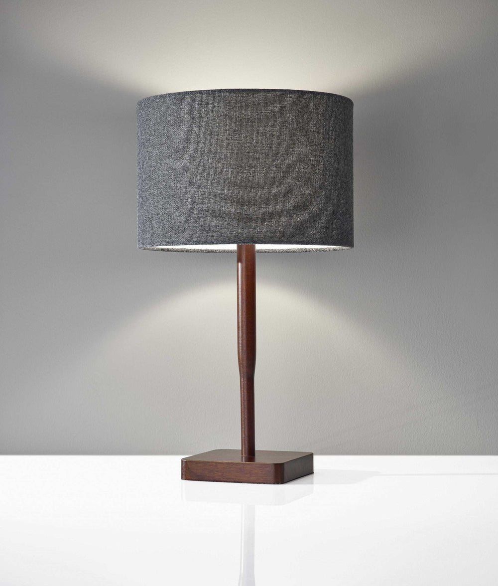 Cozy Cabin Walnut Wood Finish Table Lamp - Homeroots - Flyclothing LLC