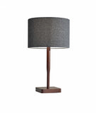Cozy Cabin Walnut Wood Finish Table Lamp - Homeroots - Flyclothing LLC