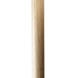 59" Solid Wood Traditional Shaped Floor Lamp With White Drum Shade - Homeroots
