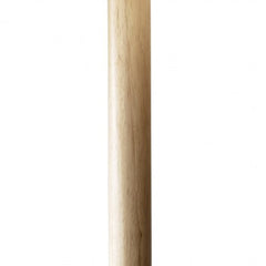 59" Solid Wood Traditional Shaped Floor Lamp With White Drum Shade