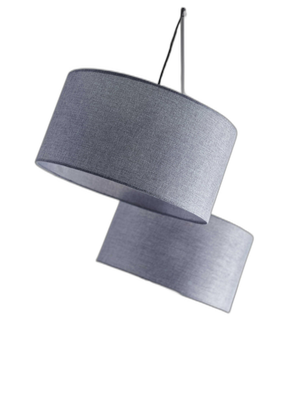 91" Black Three Light Tree Floor Lamp With Gray Solid Color Drum Shade - Homeroots - Flyclothing LLC