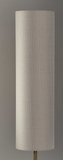 59" Brass And Wood Textured Cylinder Beige Floor Lamp - Homeroots