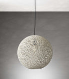 Groovy Rattan String Shade Large Pendant Light - Homeroots