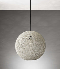 Groovy Rattan String Shade Large Pendant Light - Homeroots